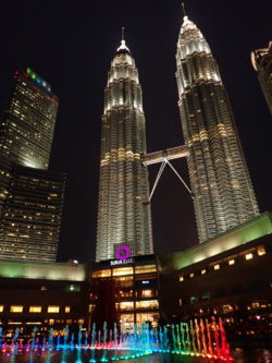 Les tours Petronas à Kuala Lumpur